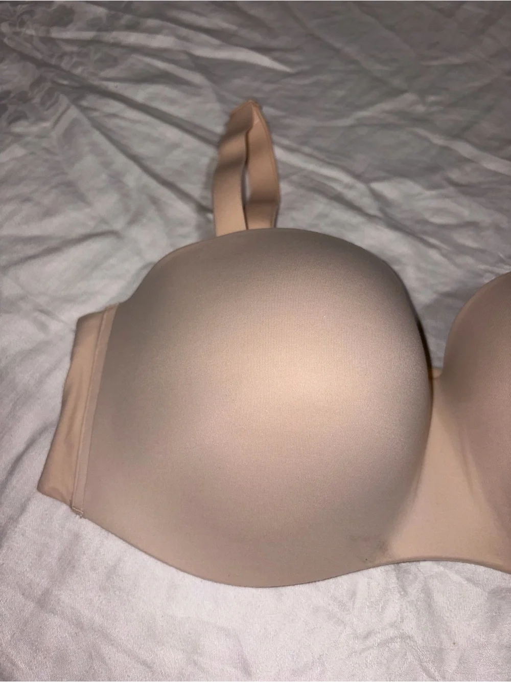 NWT Soma Enbliss stay put Strapless Bra in Pale Sand Tan Size 38C